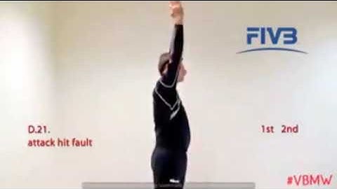 Một số ký hiệu tay của trọng tài (Môn Bóng chuyền)