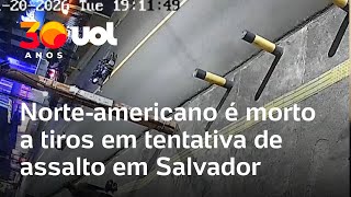 Norte-Americano É Morto A Tiros Em Tentativa De Alto Em Salvador Veja O Vídeo