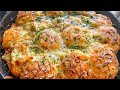 Cheesy stuffed biscuit garlic bread  quarantine recipes