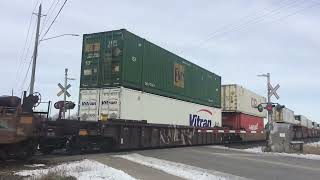 So close CP train 100 in alliston