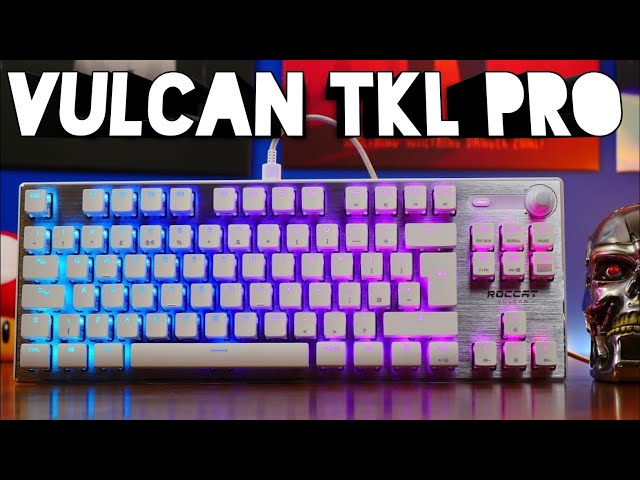 Roccat Vulcan TKL Pro arctic white review: Stunning looks