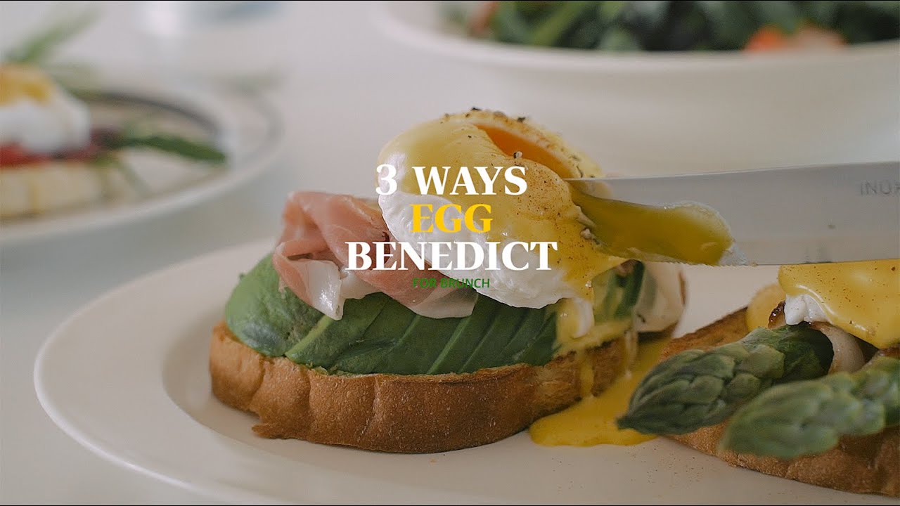 [SUB] 3가지 에그베네딕트 : 3 ways egg benedict for brunch | Honeykki 꿀키