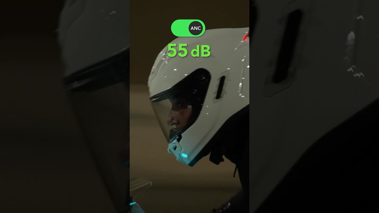 This Helmet Makes Riding… Quiet! 🤫🏍️ #senabluetooth #motorcyclegear #motorcyclehelmet