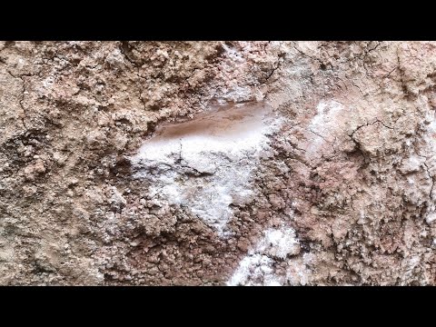 Добыча каолина внутри глины. Процесс добычи, описание, опробование. От 04.10.2022.