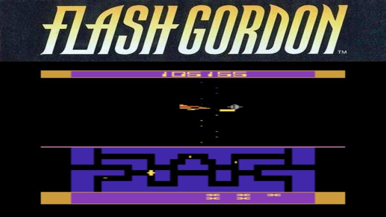 FLASH GORDON (Atari 2600) 🚀 Gameplay Nostálgico! | Pontuação: 105,155