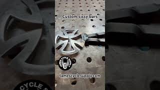 Sissy bar #jamescyclesupply #harleydavidson #sissybar #chopper #harleyparts #welding