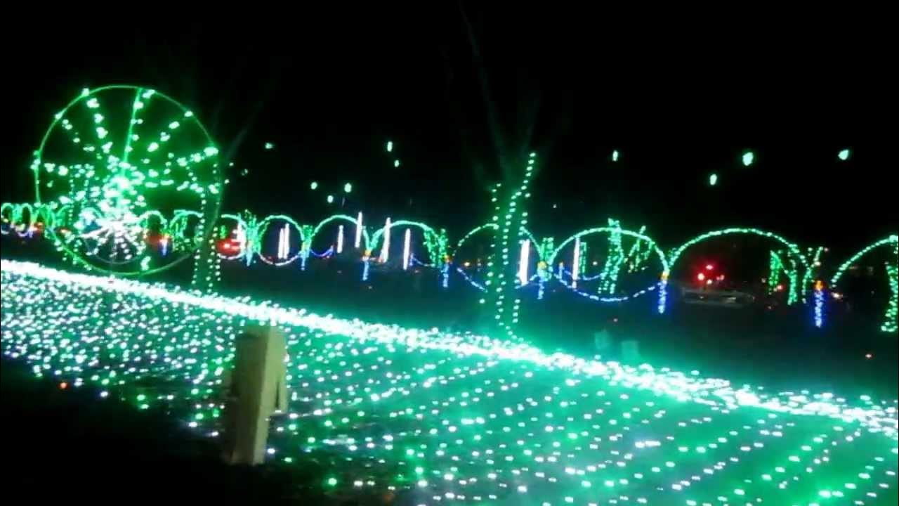 Shadrack's Christmas Wonderland light show pt 7. YouTube