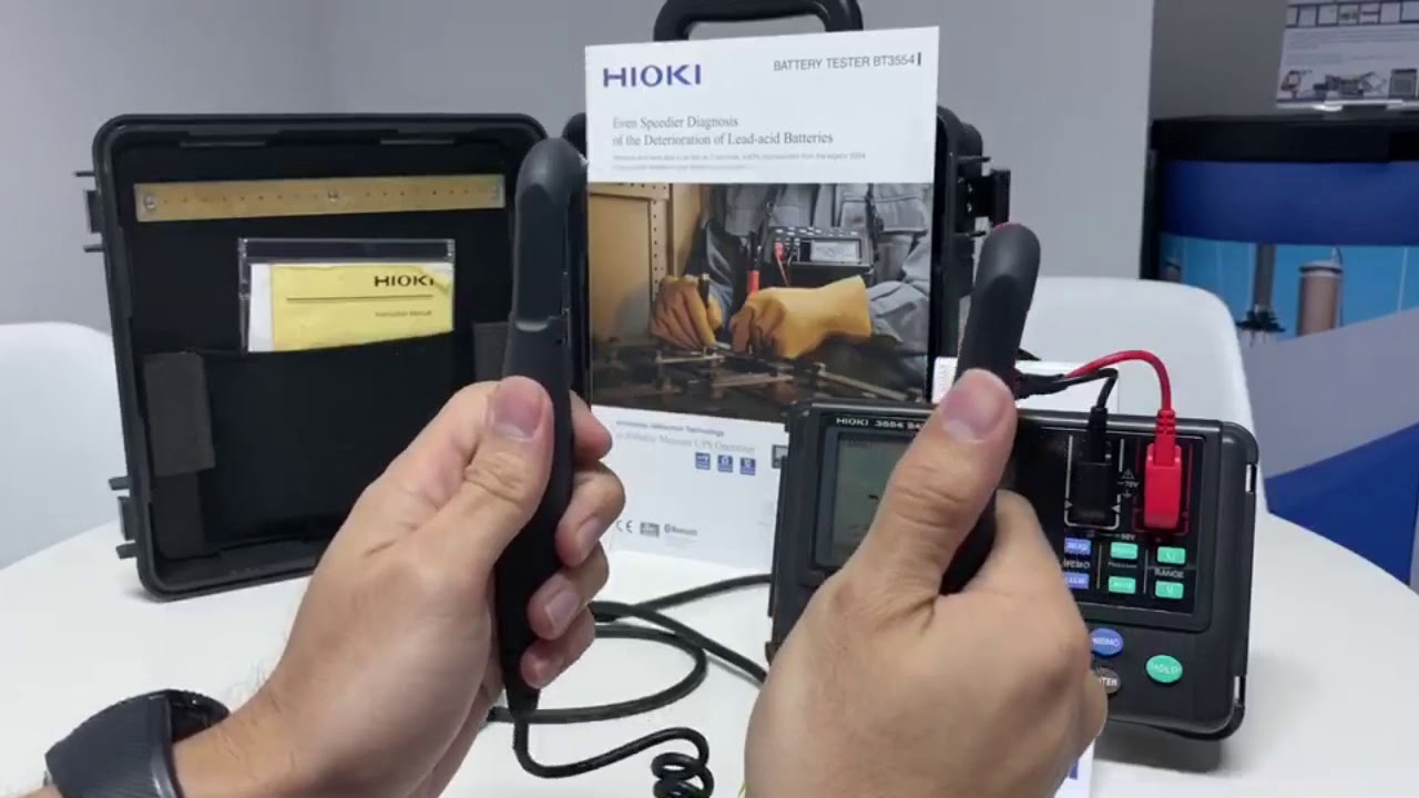 HIOKI 3554 Battery tester การใช้งานเครื่องเบื้องต้น YouTube