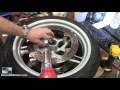 BMW Motorcycle Front Wheel Bearings Replacement DIY