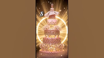 Beautiful luxury cake name latter video #cake #impossible #foryou #love #viralvideo #fypシ #trending