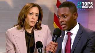 Top 5 moments from VP Kamala Harris NABJ interview
Top 5 moments from VP Kamala Harris NABJ interview.
Read more: https://thegrio.com/2024/09/18/watch-top-5-moments-from-nabj-whyys-panel-with-vice-president-kamala-harris/
Connect with theGrio
Subscribe: @theGrio Politics
Instagram: https://www.instagram.com/theGrio/
Facebook: https://www.Facebook.com/theGrio/
Twitter: https://Twitter.com/theGrio
Website: https://theGrio.com/ Top 5 moments from VP Kamala Harris NABJ interview