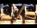 DIY Folding Stool from Scrap Wood – Super Compact & Sturdy#廢棄木頭 DIY#折疊馬扎#tabouret pliable bois