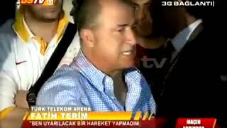 Fatih Terim'in unutulmaz basın toplantısı; \