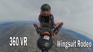 Skydiving Wingsuit Rodeo Fail | Immersive 360 VR