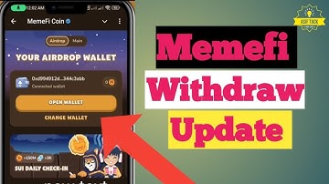Memefi Withdraw Update | Memefi Airdrop Withdrawal | Memefi Listing Date
