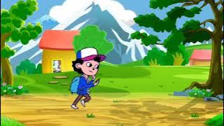 animasi bergerak ||anak laki-laki sedang berjalan||