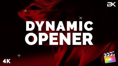 Apple Motion Template: Dynamic Stomp Opener