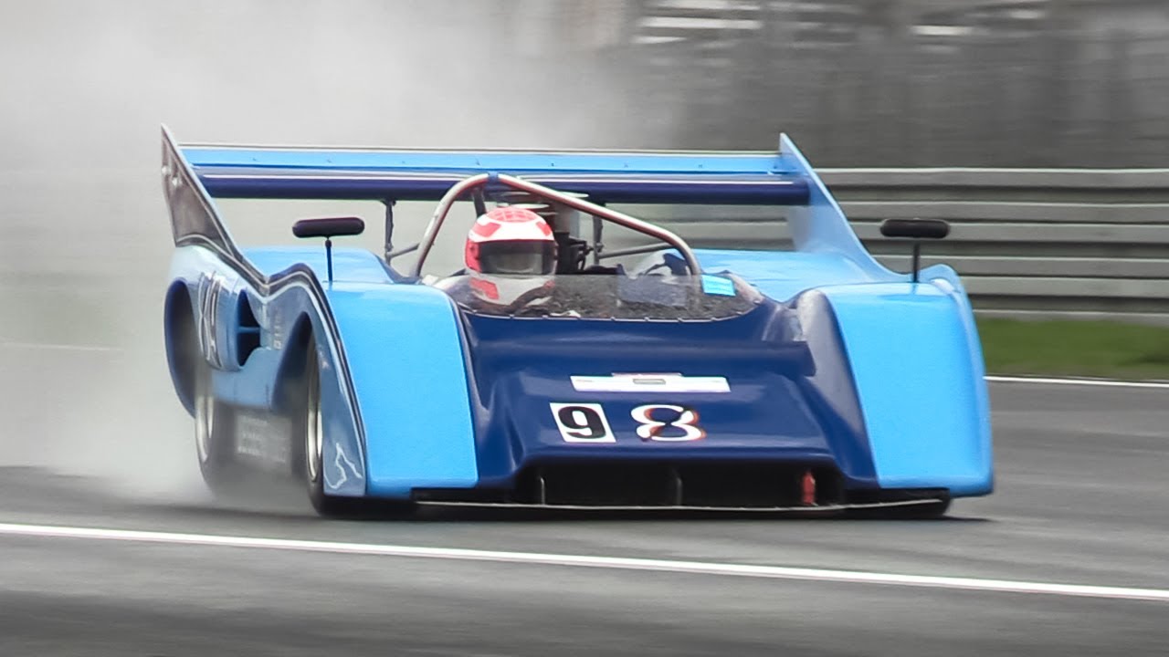 McLaren Can-Am Cars in action: M1B, M8C and M8F Roaring at the