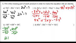 Algebra 2 Algebra Essentials Lesson 4 Basic Exponent Manipulation HW Review Part 4