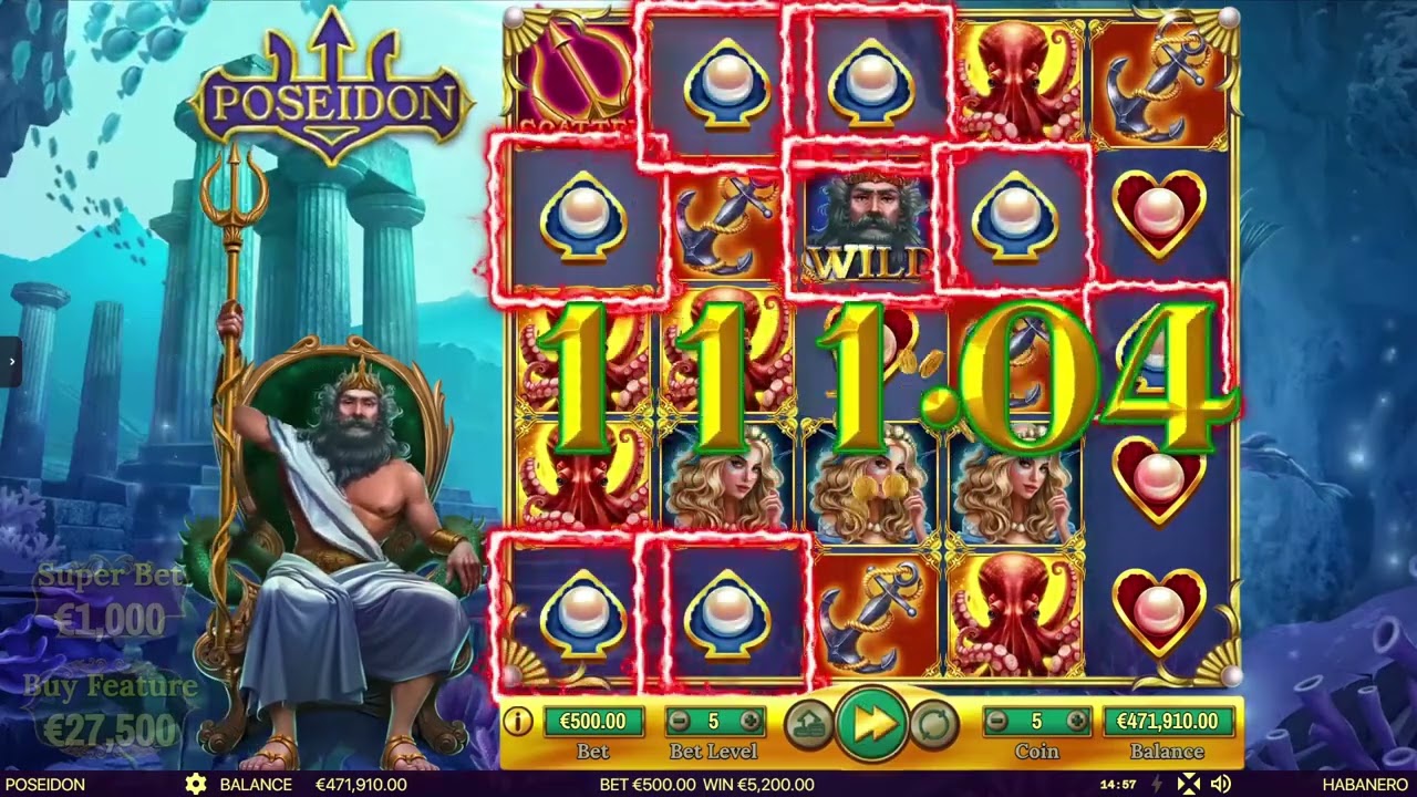 Poseidon (Habanero) Slot Review + Free Demo 2026 🎰