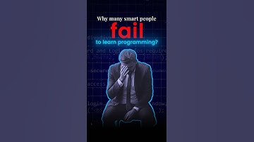 Why many smart people fail to learn coding?