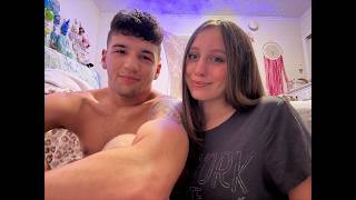 ASMR With My Boyfriend!! (First Time!!) Back massage, scratching, tracing and hair play!!