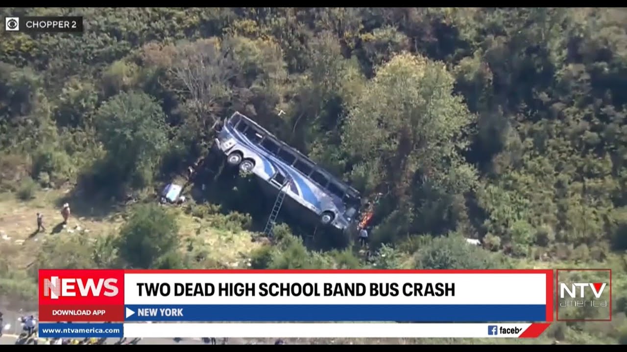 2 dead after bus carrying Farmingdale High School band crashes in New ...