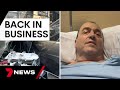 Owner left pinned after driver ploughed into Wattle Park pizzeria shares ordeal | 7 News Australia