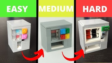 How to make 3 Lego Soda Machines!!