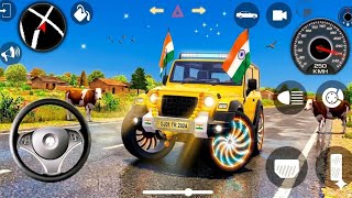 Modified Mahindra Thar😈Games:Indian Yellow 💛 Thar (Gadi Wala Games) Car Game Android Game -#2025​