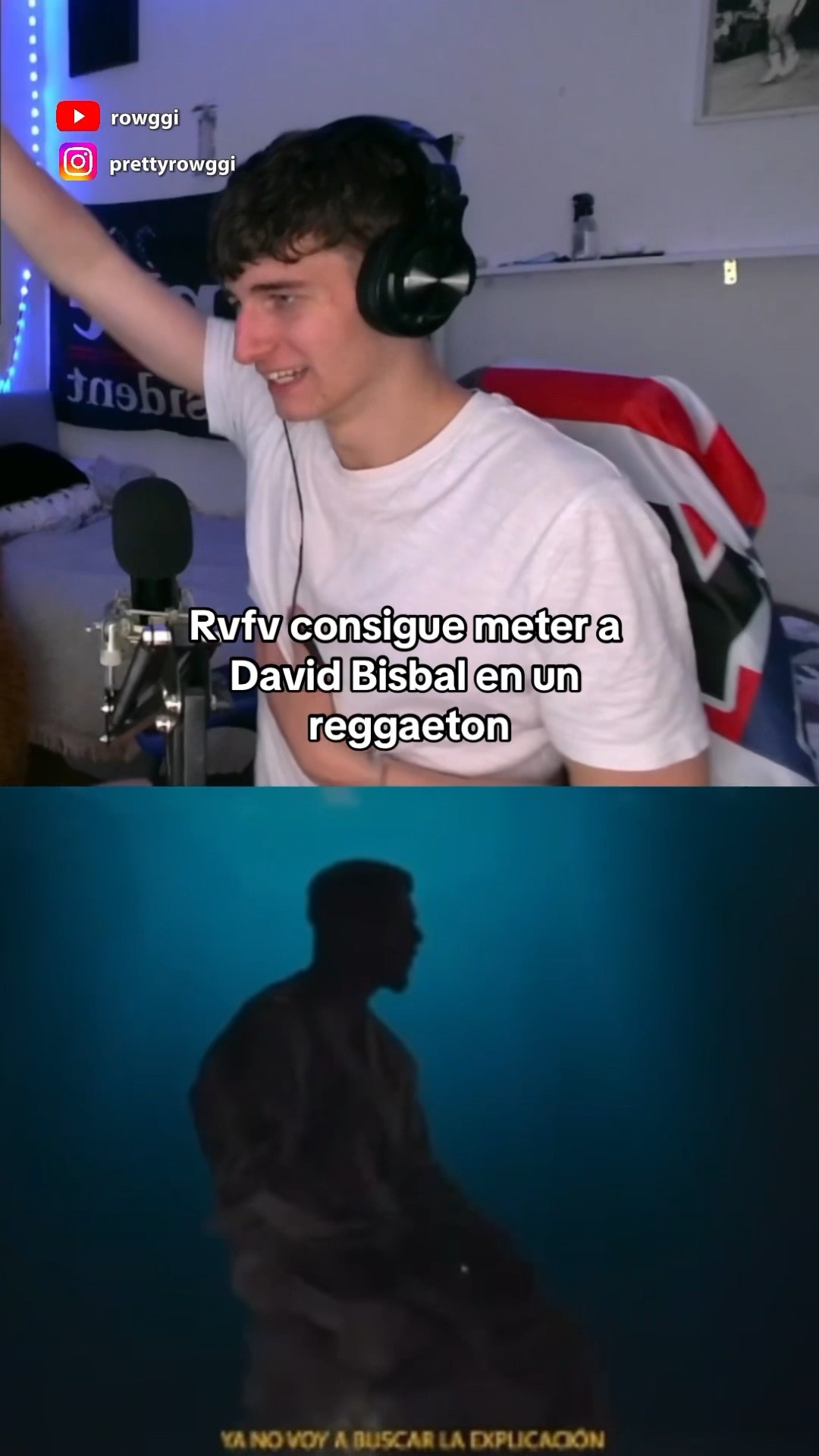 David Bisbal cantando reggaeton ? #fyp #parati #rowggi #davidbisbal #rvfv #reaccion