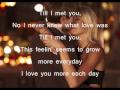 Till I Met You w/ lyrics by Kuh Ledesma