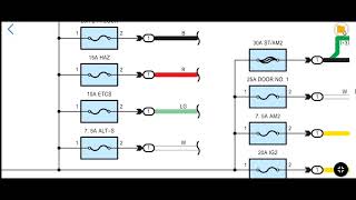 Toyota Camry 2009, power source wiring diagram