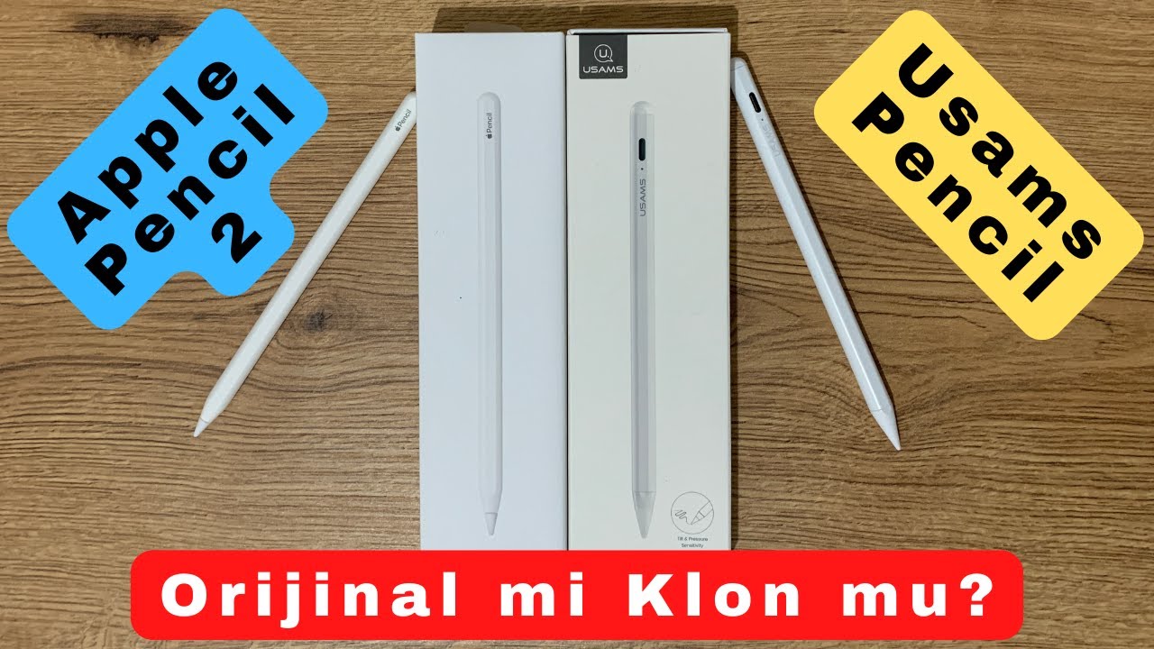 Original Apple Pencil 2 and Clone Sub-Industry Pencil Comparison