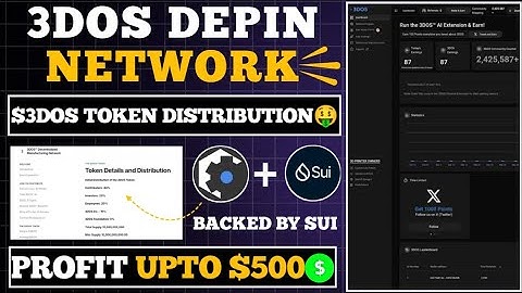 3Dos Depin Update || 3Dos Network DePin Airdrop || Depin Project Same Like Grass || Depin Airdrop