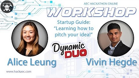 AECH Online: Startup Pitch Guidelines/Workshop
