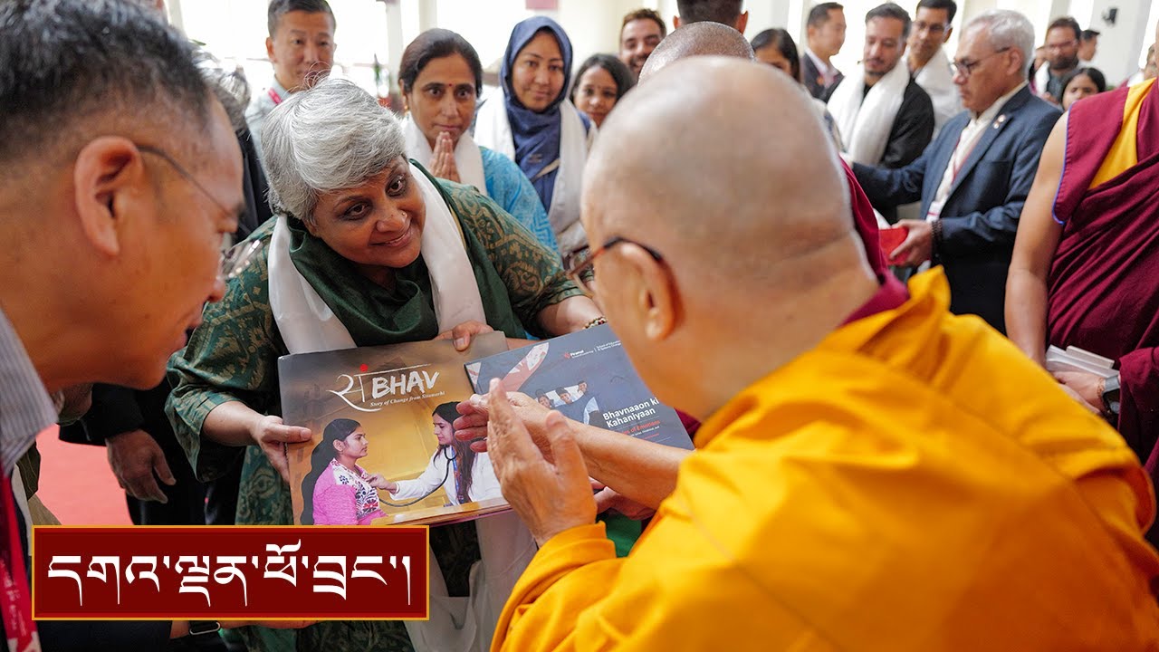 པི་རཱ་མལ་ཐེབས་རྩ་ཁང་གི་མཐོ་རིམ་དབུ་ཁྲིད་སོགས་ལ་མཇལ་ཁ་སྩལ་བ།