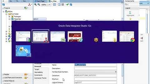 ORACLE DATA INTEGRATOR ODI filter and sort components