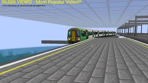 (MOST VIEWED VIDEO) Minecraft Transit Railway trainspotting