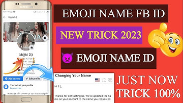 How to Create Emoji Name id without prof 2023 | emoji name fb id | make emoji name fb id