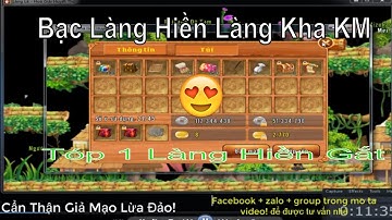 Làng Lá Phiêu Lưu Ký | Kích Phúc lợi và bán bạc Khuyến Mãi - Tóp 1 Tách Vk15 an tóp CH | HTC game