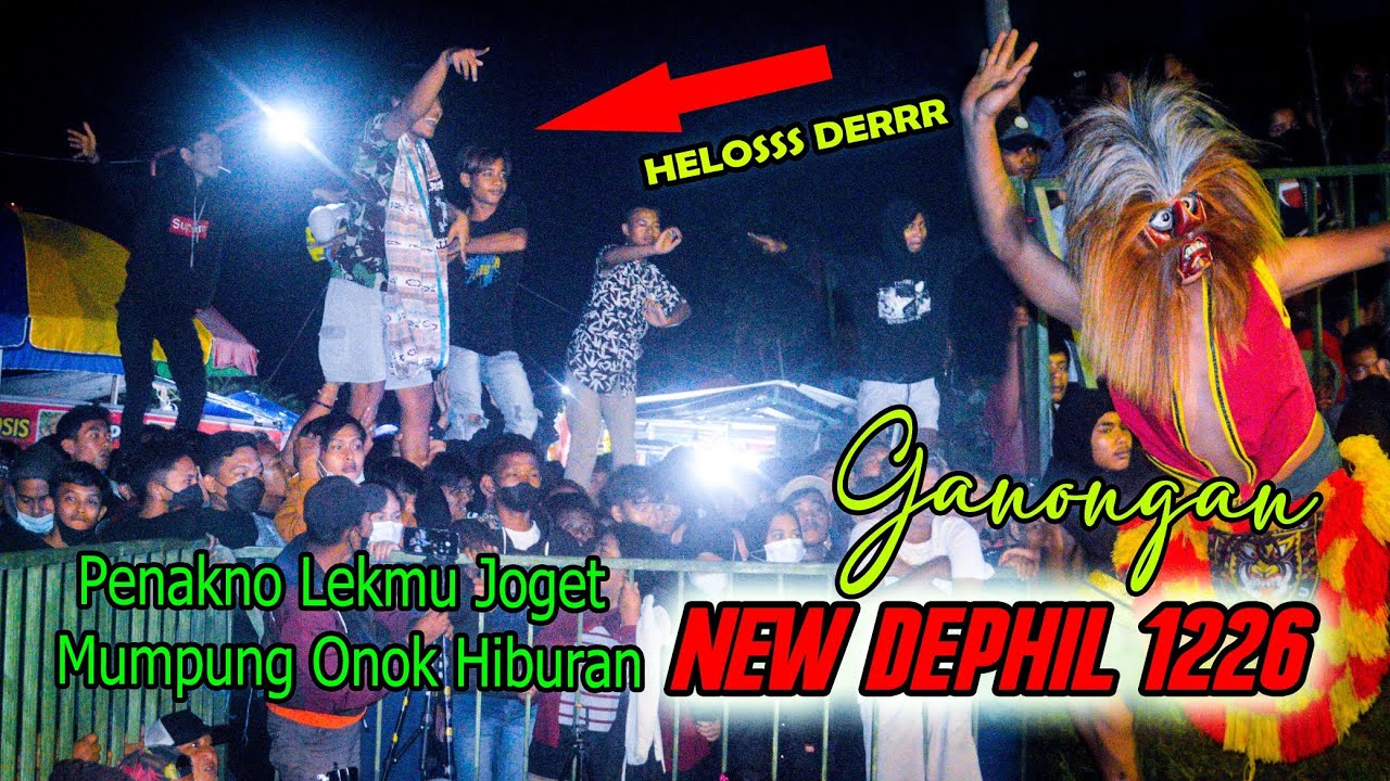 Wong Puenak Lek Joget Kok Dadak Enek Gegeran Sapine Ucul | Ganongan New Dephil 1226
