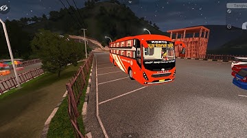 Volvo Eicher Sleeper Bus KSRTC Livery in Bus Simulator Indonesia Bussid MOD 2023 #bussid #youtube