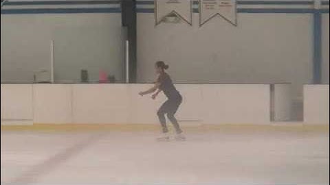 The Double Loop Ice Skating Jump