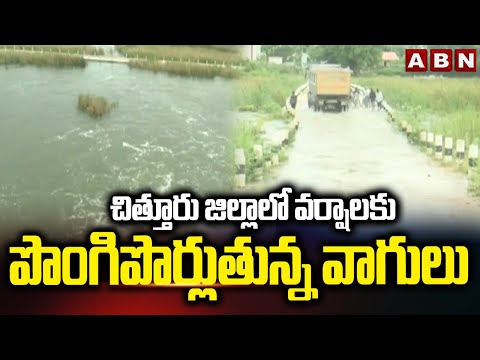 Heavy rains lash Chittoor district  : చిత్తూరు జిల్లాలో వర్షాలకు పొంగిపొర్లుతున్న వాగులు || ABN - ABNTELUGUTV