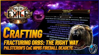 PoE 3.20 - Crafting a CoC Helmet with Fracturing Orbs
