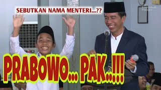 JOKOWI_  DETIK DETIK TERLUCU DISAAT  TANYA JAWAB DENGAN SANTRI DAN ANAK SD