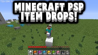 Minecraft PSP v20w31 - Item Drops!