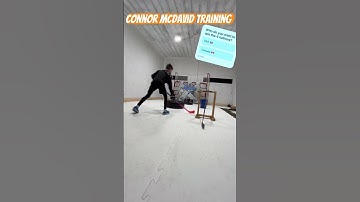 Pov:Connor McDavid training 🏒🥅 #hockey￼