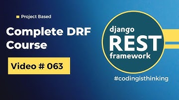 REST API Testing with Django REST Framework | UserTestCase API Testing in DRF - English